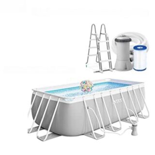 Piscine frism frame rectangulaire- 400 x 200 x 122 cm - Intex