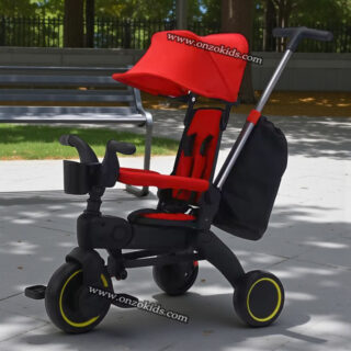 Vélo Poussette Tricycle compacte pliable avec Siege réversible
