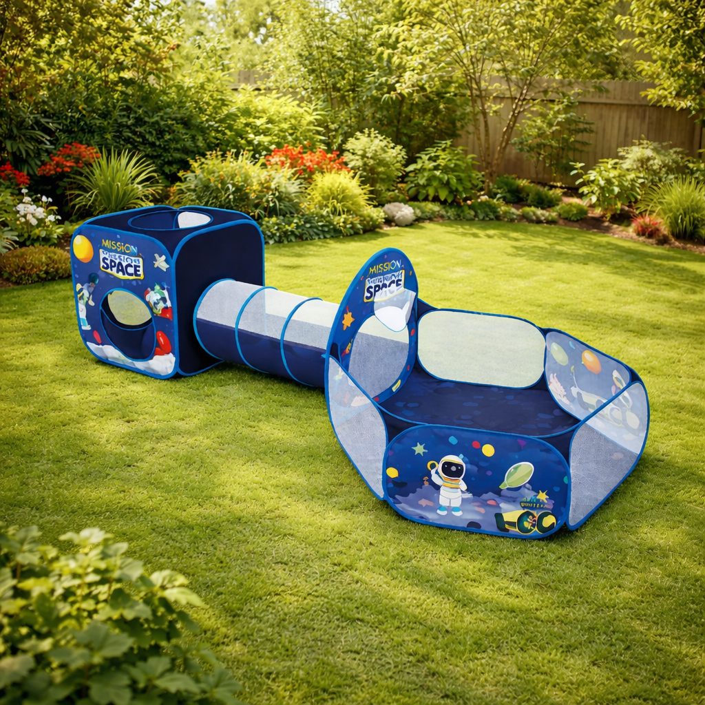 Tente de Jeu Espace avec Tunnel pour Enfants – Image 2