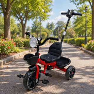 Tricycle enfant avec poignée parentale