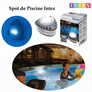 Lampe magnétique, Spot de Piscine LED - Intex