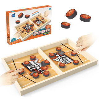 Jeu de Basket Rapide en Bois