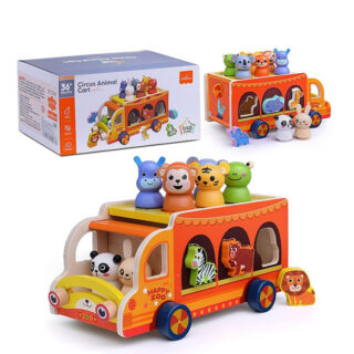 jouet d'animaux multifonctionel en bois
