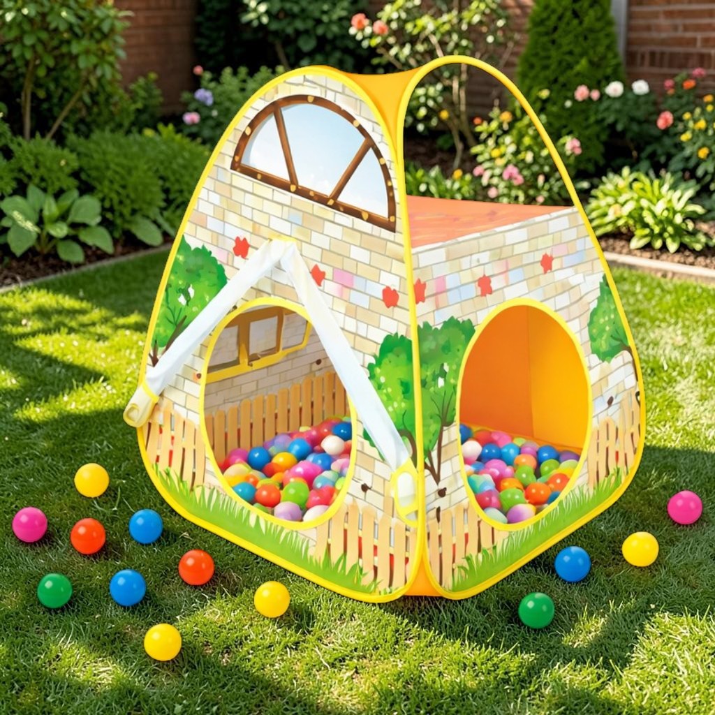 Tente à Balles Pop-Up pour Enfants