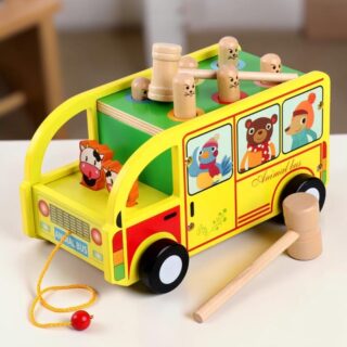 Bus de Réflexe avec Marteau en Bois