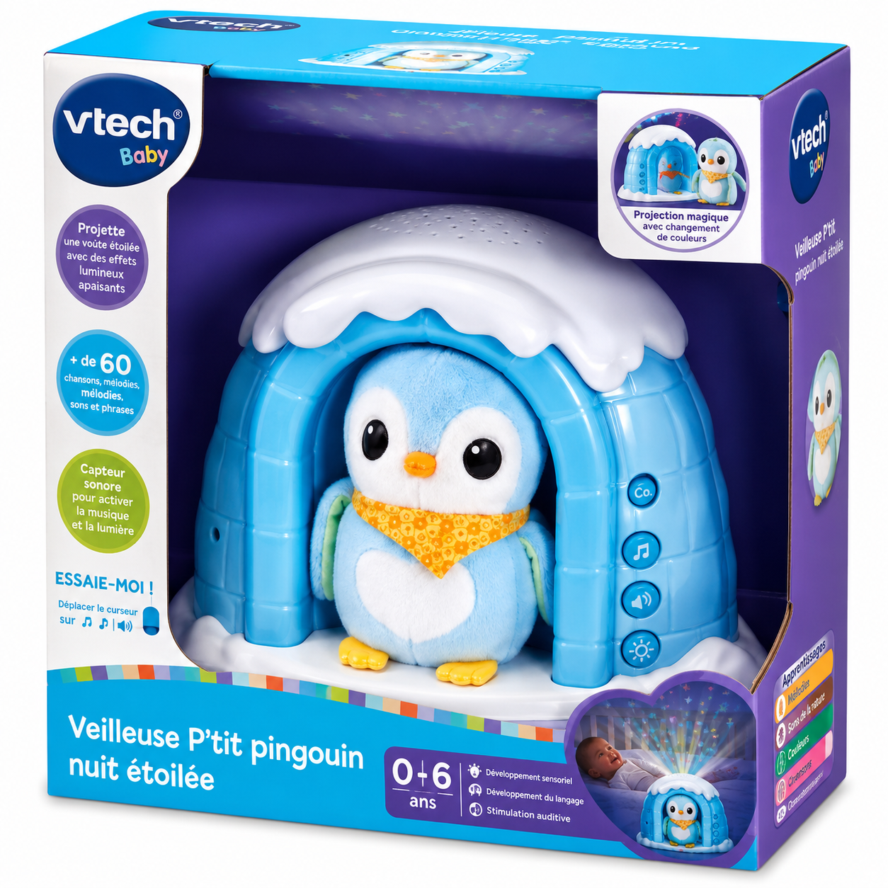 Veilleuse P'tit pingouin nuit étoilée - Vtech – Image 5