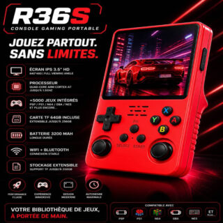 Console de jeux vidéo portable R36s