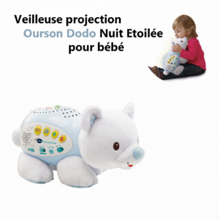 Veilleuse projection Ourson Dodo Nuit Etoilée pour bébé | Vtech