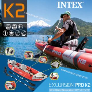 Kayak Gonflable Excursion Pro K2 Avec Pompe Intégrée - Intex