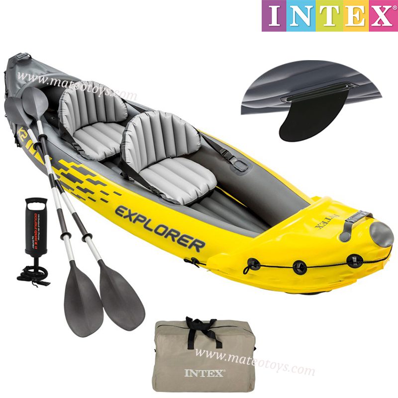 Kayak gonflable Explorer K2 Pour 2 Personnes Avec Rames Et Pompe Incluses – Intex – Image 3