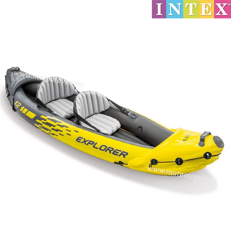 Kayak gonflable Explorer K2 Pour 2 Personnes Avec Rames Et Pompe Incluses – Intex – Image 4