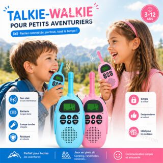 Talkie-Walkie Enfants Rechargeable
