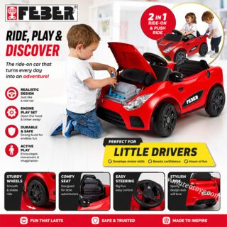 Voiture Électrique 6V pour Enfants - Feber