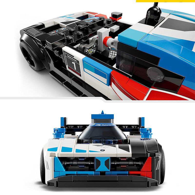 Voitures de course BMW M4 GT3 et BMW M Hybrid V8 - LEGO – Image 6