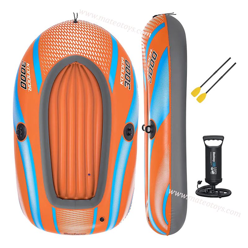 Bateau Gonflable KONDOR 3000 Avec 2 Pagaies et Pompe Intégrée - Bestway – Image 2