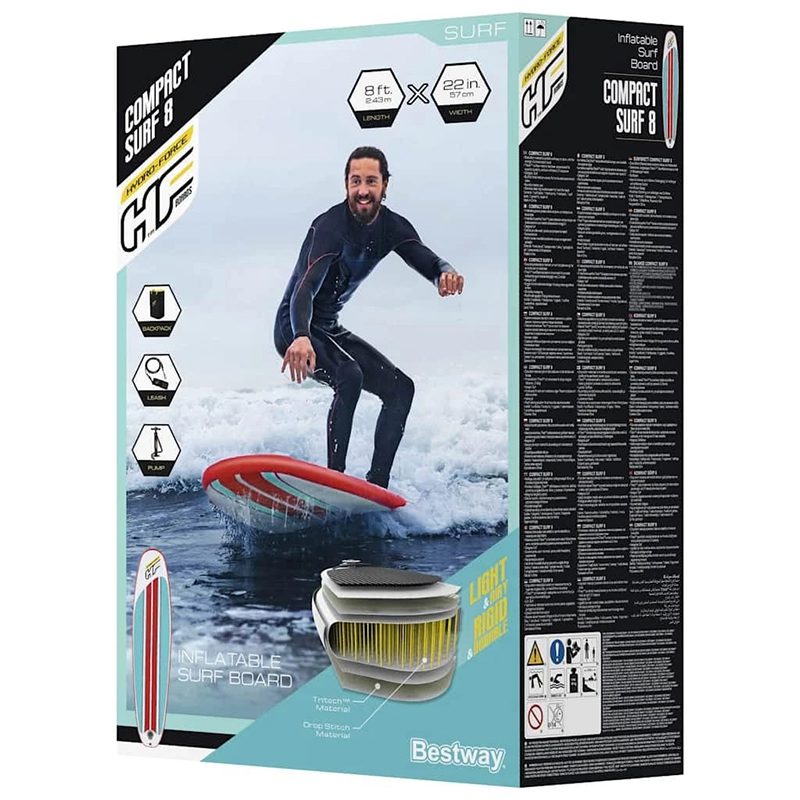 Planche De Stand-up Paddele Gonflable Compact Surf 8 Hydro Force - Bestway – Image 3