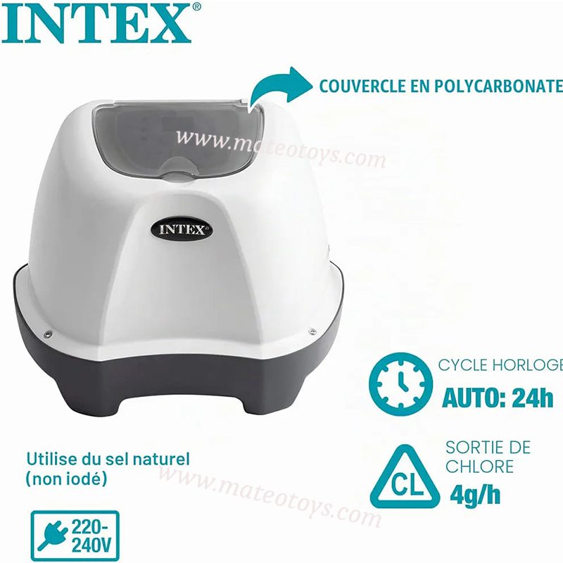 Stérilisateur Au Sel QS400 Pour Piscine Jusqu'à 17m³ - Intex – Image 4