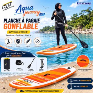 Stand up paddle board gonflable hydro-force Aqua journey set - Bestway