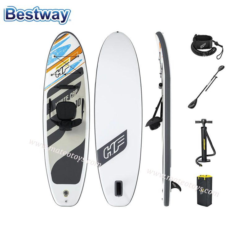Stand up paddle board gonflable hydro-force white Cap Convertible set - Bestway – Image 2