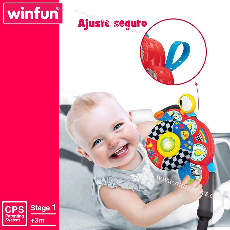 Volant bébé avec lumière et son - Winfun – Image 3