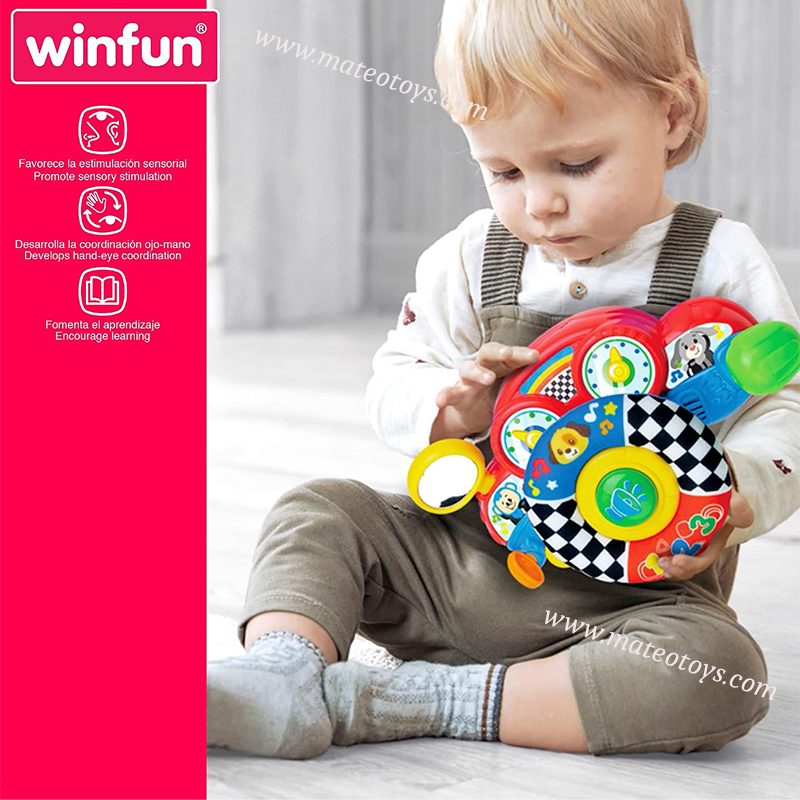 Volant bébé avec lumière et son - Winfun – Image 4