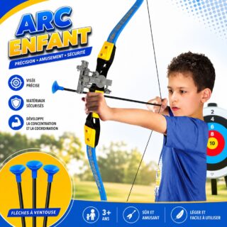 Jeu d'arc et flèches pour enfant