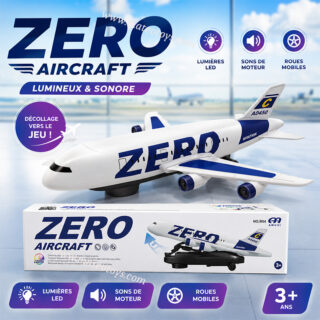 Avion électrique avec Rotation universelle à 360° - ZERO