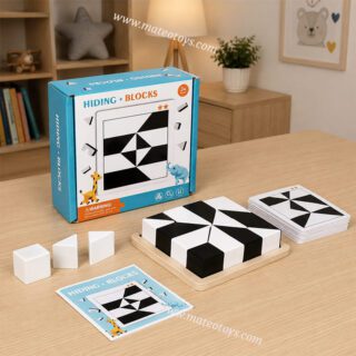 Montessori Puzzle en Bois Forme Géométrique