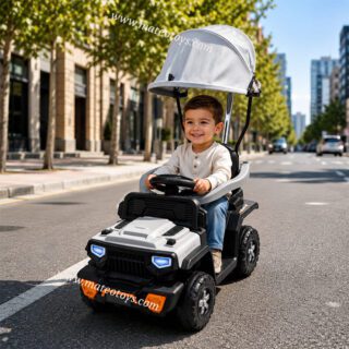 Quad Électrique pour Enfant avec Poignée Directionnelle