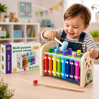Tableau musical interactif en bois