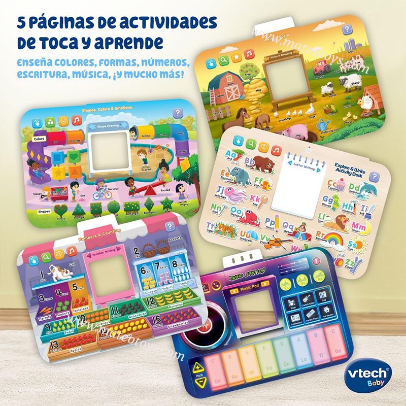Magi Bureau interactif Multi-activités musical 6en1 - VTech – Image 3