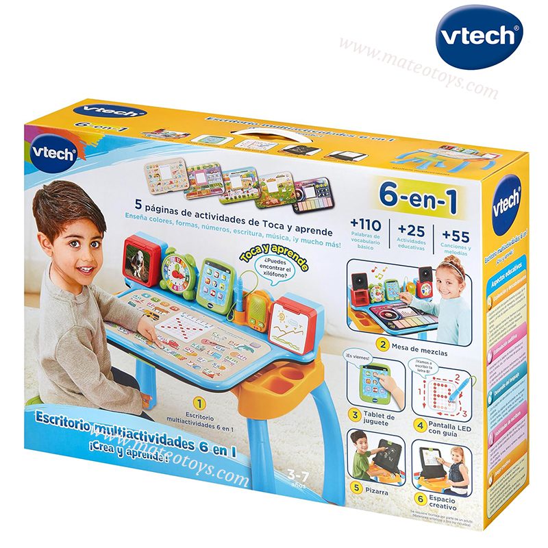 Magi Bureau interactif Multi-activités musical 6en1 - VTech – Image 9