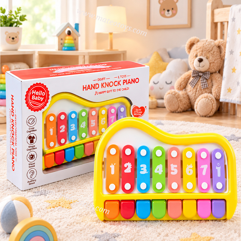 Xylophone Piano Musical 2en1 8Touches Pour Bébé - Hello Baby