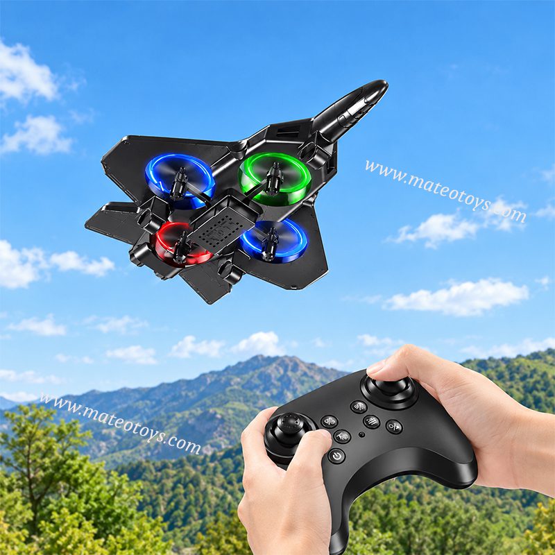 Avion Télécommandé RC Volantc avac Gyroscope et Lumières LED – Velocity – Image 2
