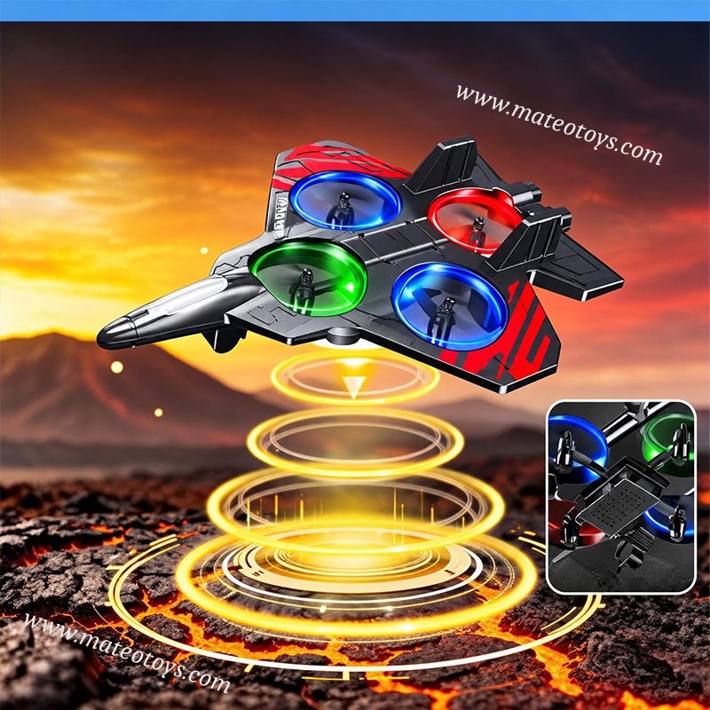 Avion Télécommandé RC Volantc avac Gyroscope et Lumières LED – Velocity – Image 4