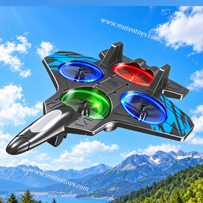 Avion Télécommandé RC Volantc avac Gyroscope et Lumières LED – Velocity – Image 5