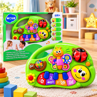 Piano interactif pour bébé avec 2 modes - Hola