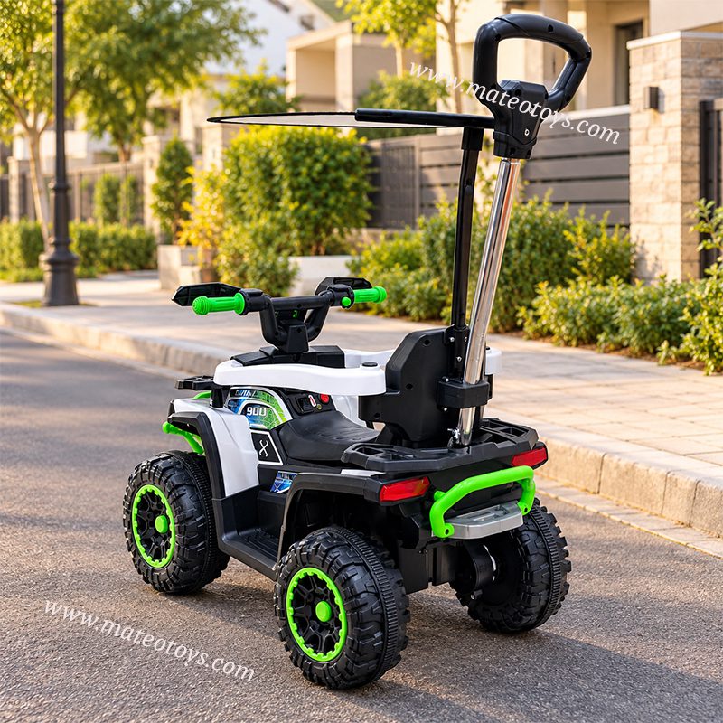 Quad électrique pour enfant avec poignée parentale – Image 2