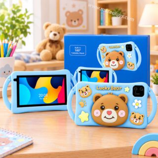 Tablette Enfant K6 Coque Silicone Antichoc Double Caméra - Oteeto